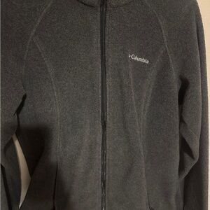 Columbia Charcoal Gray Fleece Jacket